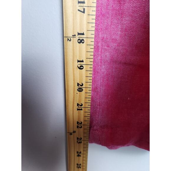 Dash Linen Blend Wide Leg Crop Pants sz L Beach resort vacation cruise pink nwt - Picture 10 of 10